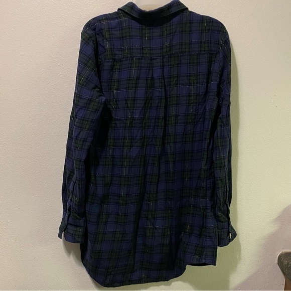 J.Crew Factory Top Women’s Size Med Long-sleeve Button Down‎ Whimsigoth - Picture 2 of 13